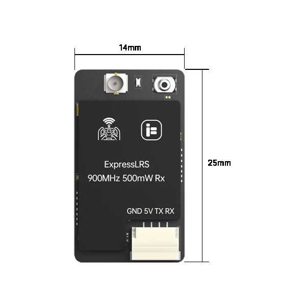 Iflight Expresslrs Elrs 500mw 2.4ghz 868/900mhz With 40mm 70mm Single Antenna Support Wifi Upgrade for 3~7 Inch